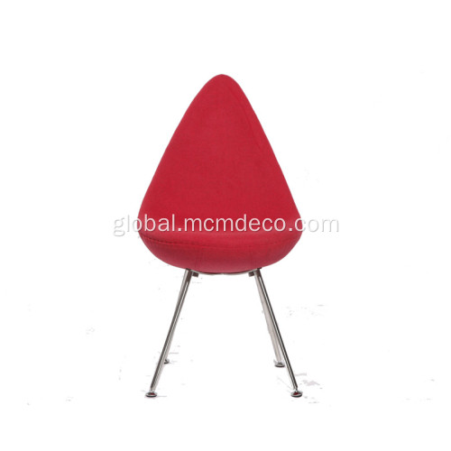 Red Drop Chair Small Comfy Red Drop Chair Supplier